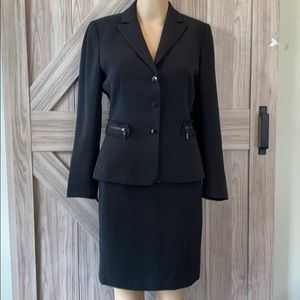 Elie Tahari Black Skirt Set
